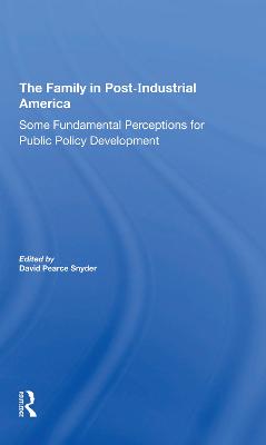 The Family in Postindustrial America: Some Fundamental Perceptions for Public Policy Development - Snyder, David P