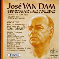 The Great Italian Arias - Colette Musquer (piano); Jean Cognard (cello); Jos van Dam (baritone); Marc Soustrot (conductor)