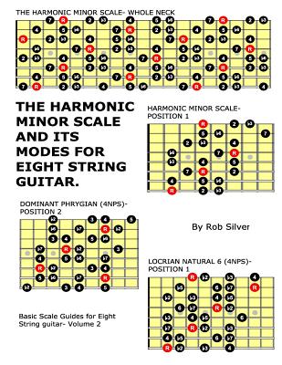 The Harmonic Minor Scale and its Modes for Eight String Guitar - Silver, Rob