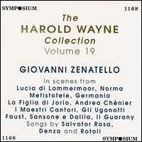The Harold Wayne Collection, Vol.19 - Giovanni Zenatello (tenor)