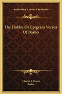 The Hokku or Epigram Versus of Basho