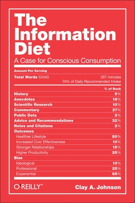 The Information Diet: A Case for Conscious Consumption - Johnson, Clay A