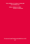 The Journal of Legal Pluralism and Unofficial Law 62/2010: Volume 62