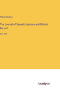 The Journal of Sacred Literature and Biblical Record: Vol. VIII