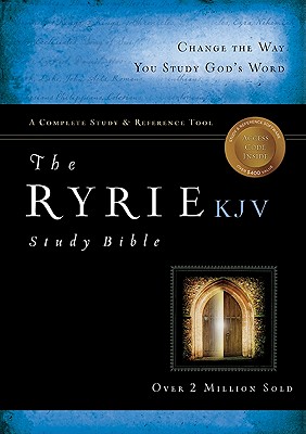 The KJV Ryrie Study Bible Bonded Leather Black Red Letter - Ryrie, Charles C.