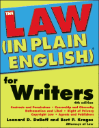 The Law (in Plain English)(R) for Writers