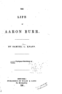 The Life of Aaron Burr