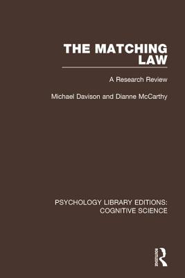 The Matching Law: A Research Review - Davison, Michael, and McCarthy, Dianne