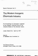 The Modern Inorganic Chemicals Industry: Rsc