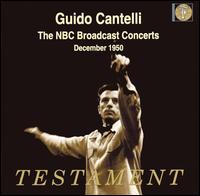 The NBC Broadcast Concerts, December 1950 - Edmund Bauchmann (violin); Frank Miller (cello); George Cooke (organ); Mischa Mischakoff (violin);...