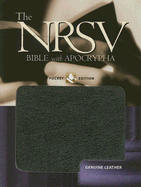 The New Revised Standard Version Bible with Apocrypha: Pocket Edition, Genuine Leather Black - NRSV Bible Translation Committee, and Metzger, Bruce M. (Translated by)