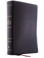 The Niv, Open Bible, Leathersoft, Black, Red Letter Edition, Comfort Print: Complete Reference System