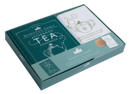 The Official Downton Abbey Afternoon Tea Cookbook Gift Set [Book ] Tea Towel]