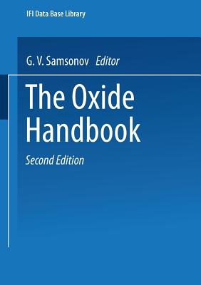 The Oxide Handbook - Samsonov, G