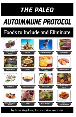 The Paleo Autoimmune Protocol: Quick Reference FOOD CHART in BLACK and WHITE - Angelone L Ac, Anne