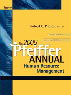 The Pfeiffer Annual: Human Resource Management