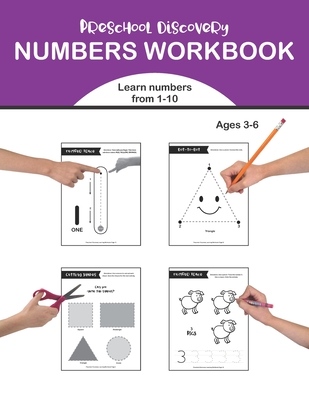 The Preschool Discovery Numbers Workbook: Learning Numbers and Tracing: Numbers 1-10, Ages 3-6 and up, 8.5 in x 11 in, (Homeschool Activity Book) - Tietz, Heather (Editor), and Publishing, Applesauce Books