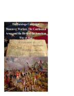 The Saratoga Campaign: Maneuver Warfare, The Continental Army, and the Birth of