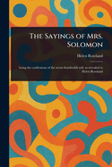 The Sayings of Mrs. Solomon