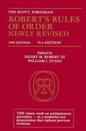The Scott, Foresman Robert's Rules of Order Newly Revised