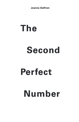The Second Perfect Number - Solfrian, Joanna