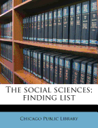 The Social Sciences; Finding List