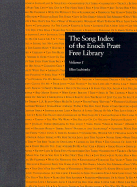 The Song Index of the Enoch Pratt Free Library