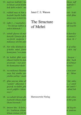 The Structure of Mehri - Watson, Janet C E