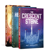 The Sunlit Lands Trilogy: The Crescent Stone / The Heartwood Crown / The Story King