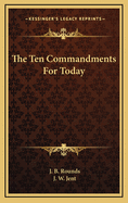 The Ten Commandments for Today