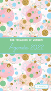 The Treasure of Wisdom - 2022 Pocket Planner - Bubbles and Gold - Green: An 18 Month Planner with Inspirational Bible Verses