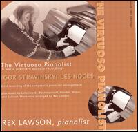 The Virtuoso Pianolist - Rex Lawson (player piano)