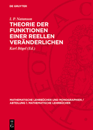 Theorie Der Funktionen Einer Reellen Vernderlichen