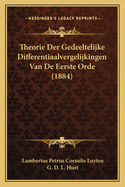 Theorie Der Gedeeltelijke Differentiaalvergelijkingen Van De Eerste Orde (1884)