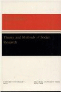 Theory and Methods of Social Research