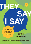"they Say / I Say" with Readings