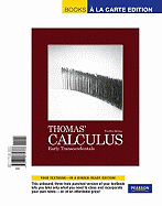 Thomas' Calculus: Early Transcendentals, Books a la Carte Edition