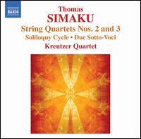 Thomas Simaku: String Quartets Nos. 2 & 3 - Kreutzer Quartet; Mihailo Trandafilovski (viola); Neil Heyde (cello); Peter Sheppard Skrved (violin)
