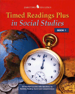 Timed Readings Plus Social Studies Book 2: 25 Two-Part Lessons with Questions for Building Reading Speed and Comprehension