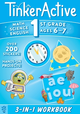 Tinkeractive 1st Grade 3-In-1 Workbook: Math, Science, English Language Arts - Krasner, Justin, and Butler, Megan Hewes