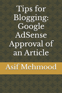 Tips for Blogging: Google AdSense Approval of an Article