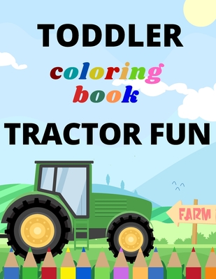 Toddler Coloring Book Tractor Fun: 30 Simple Coloring Images For Kids Learning How To Color: Ages 2-4, 8.5 x 11 Inches (21.59 x 27.94 cm) - Moon, Diamond