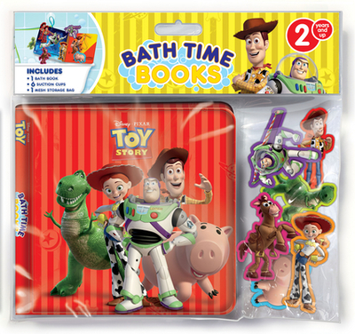 Toy Story Bath Time Books (Eva Bag) With Suction Cups and Mesh Bag - Phidal Publishing Inc