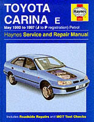 Toyota Carina E Service and Repair Manual - Mead, John S., and Legg, A. K.