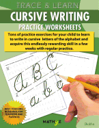 Trace & Learn - Cursive Writing: Practice Worksheets
