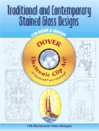 Traditional and Contemporary Stained Glass Designs - Wallach, Joel (Editor)