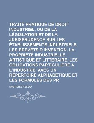 Trait? Pratique de Droit Industriel, Ou Expos? de la L?gislation Et de la Jurisprudence - Rendu, Ambroise