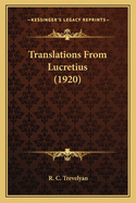 Translations from Lucretius (1920)