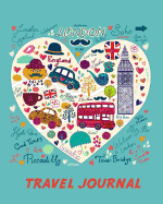 Travel Journal: Love London. Kid's Travel Journal. Simple, Fun Holiday Activity Diary and Scrapbook to Write, Draw and Stick-In. (London Sightseeing, London Holiday Notebook, Keepsake & Memory Log, Vacation)