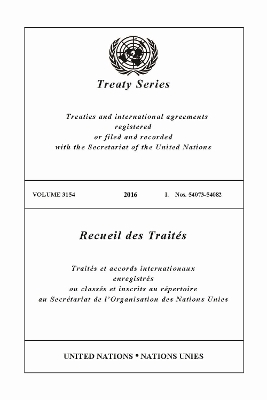 Treaty Series 3154 (English/French Edition) - United Nations Office of Legal Affairs